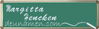 Margitta Hencken Visitenkarte